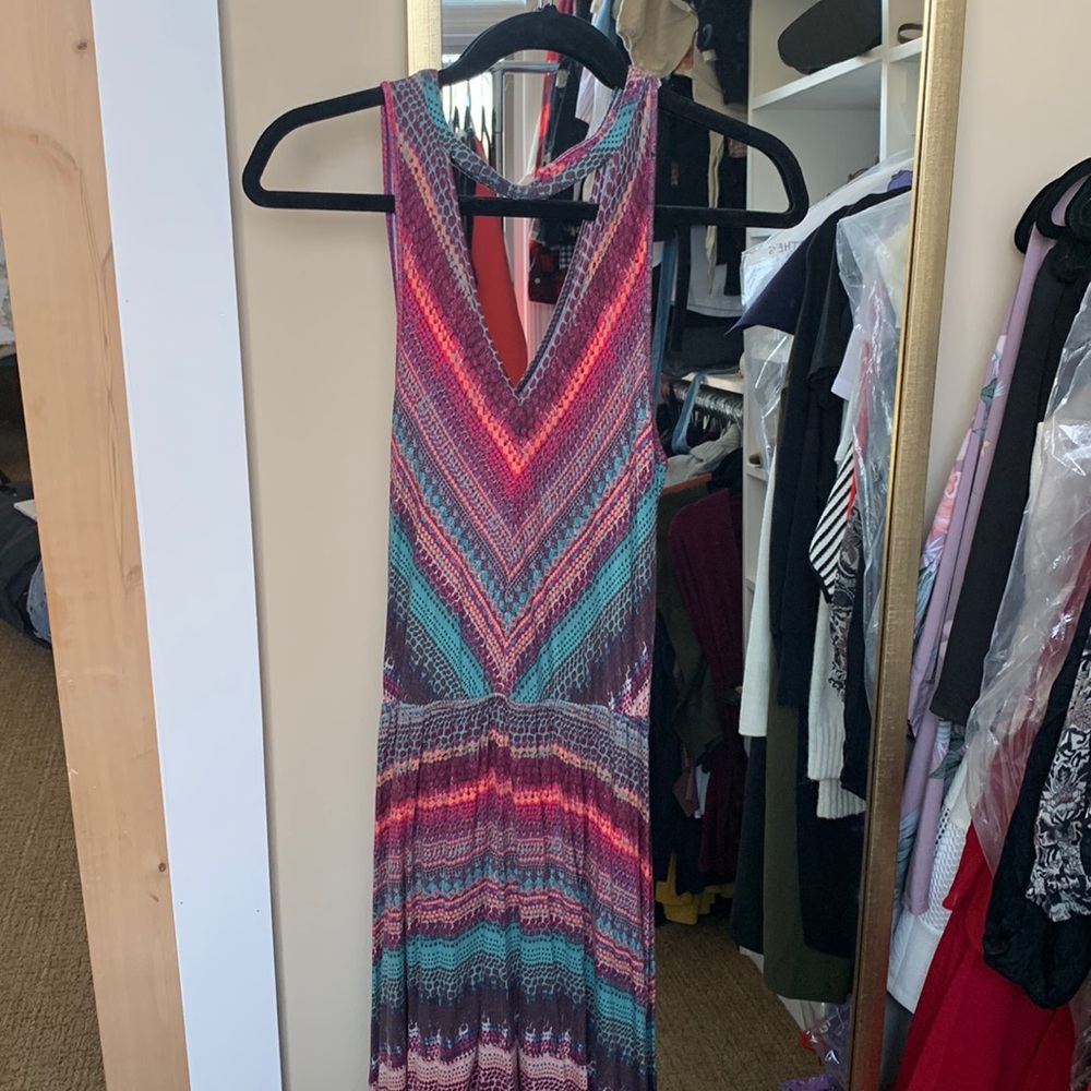 High low pattern dress from urban outfitters